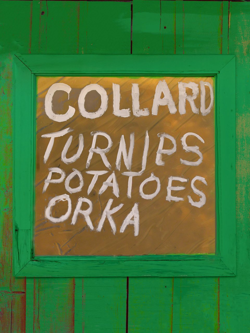 Paper Print Collards, Turnips