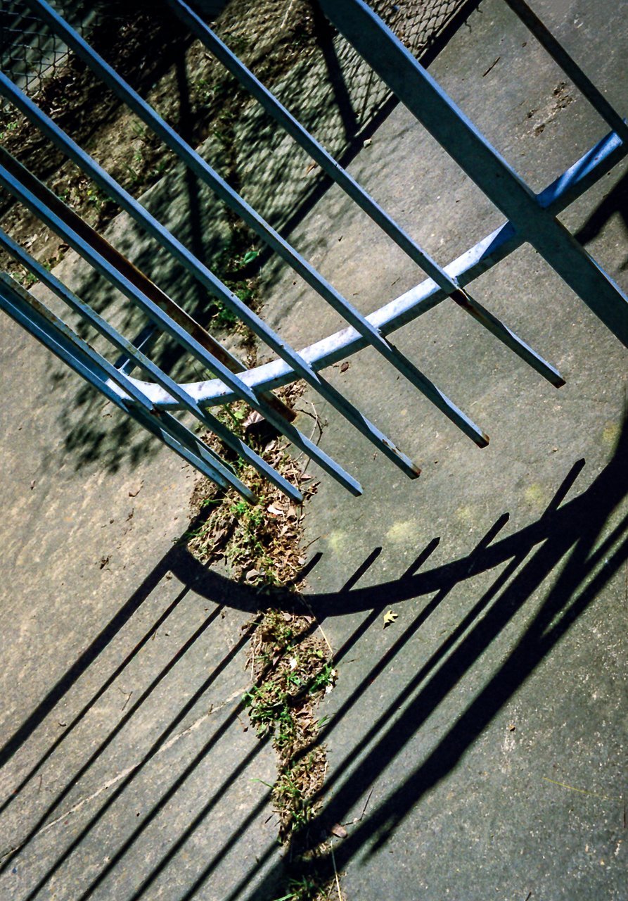 Paper Print Fence and Shadows2 JaiGieEse PhotoArt