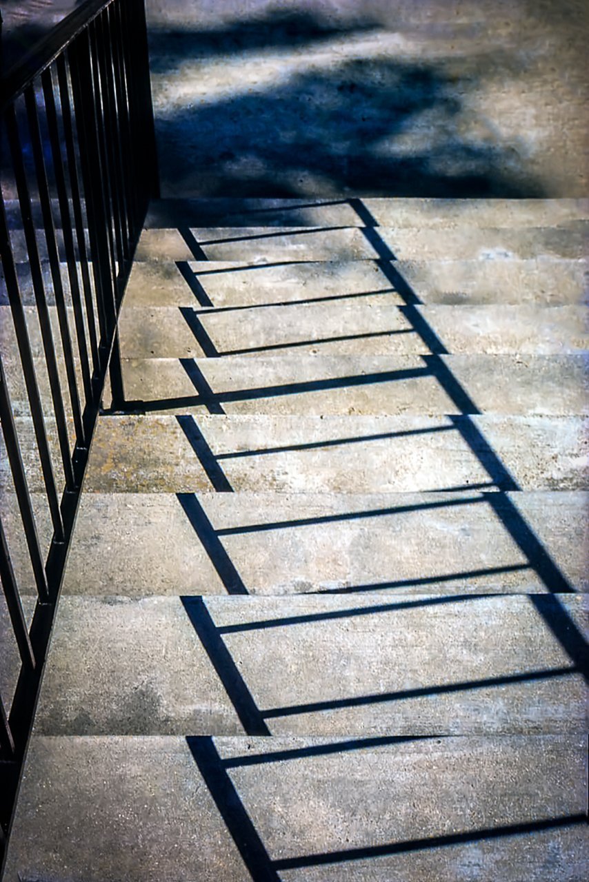 Paper Print Shadows on the Steps JaiGieEse PhotoArt