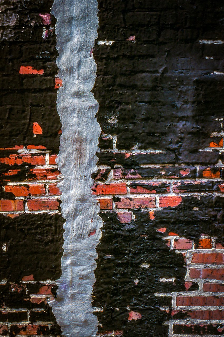 Paper Print White Line on Bricks JaiGieEse PhotoArt